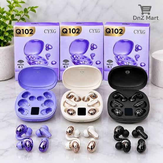 Q102 CYXG 3-in-1 / 6-in-1 wireless clip-on open-ear earbuds