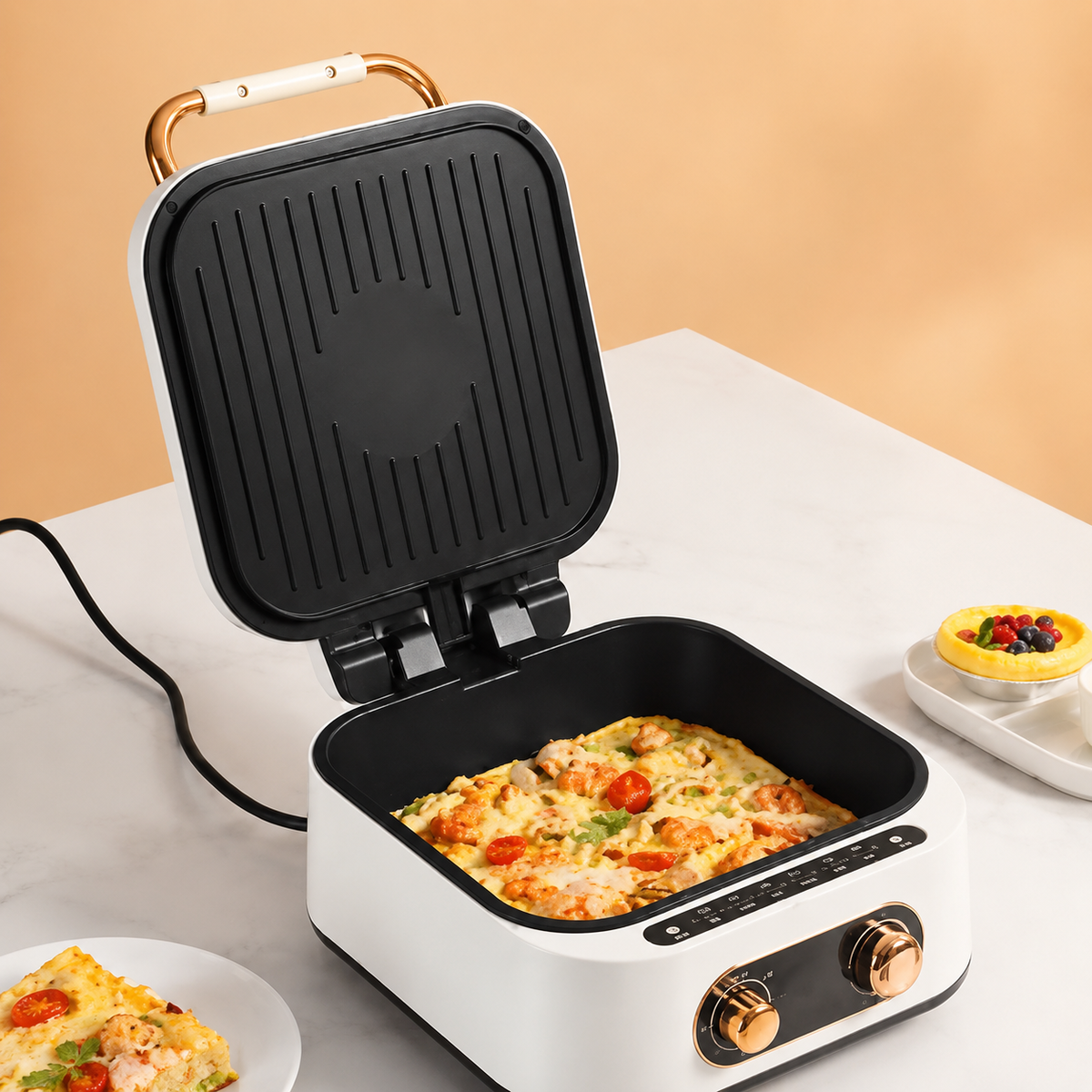 Electric Cooking Pot, 10 in 1 Multifunctional Cooker