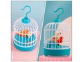 Cute Love Birds Singing Cage
