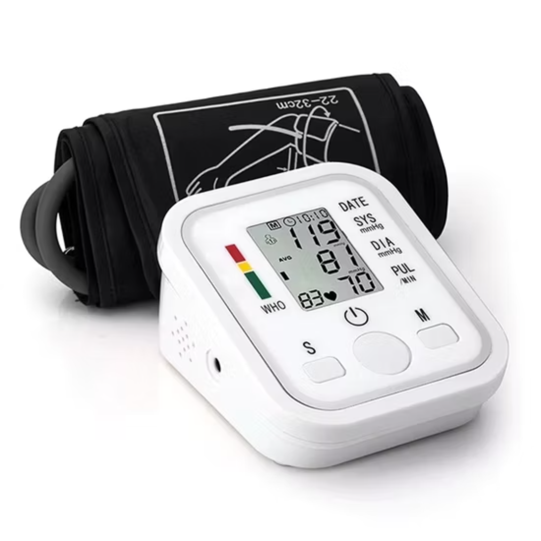 Automatic Digital BP Monitor White