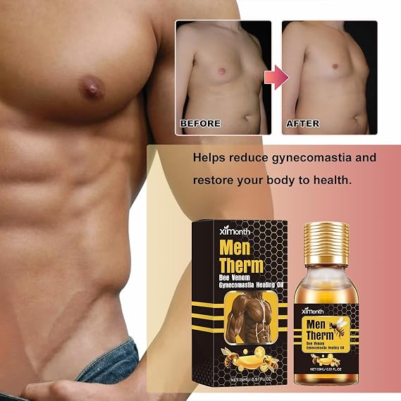 Men Chest Muscles Bee Venom Oil