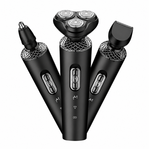 AKOVA 3in1 washable electric shavers (9D Black)
