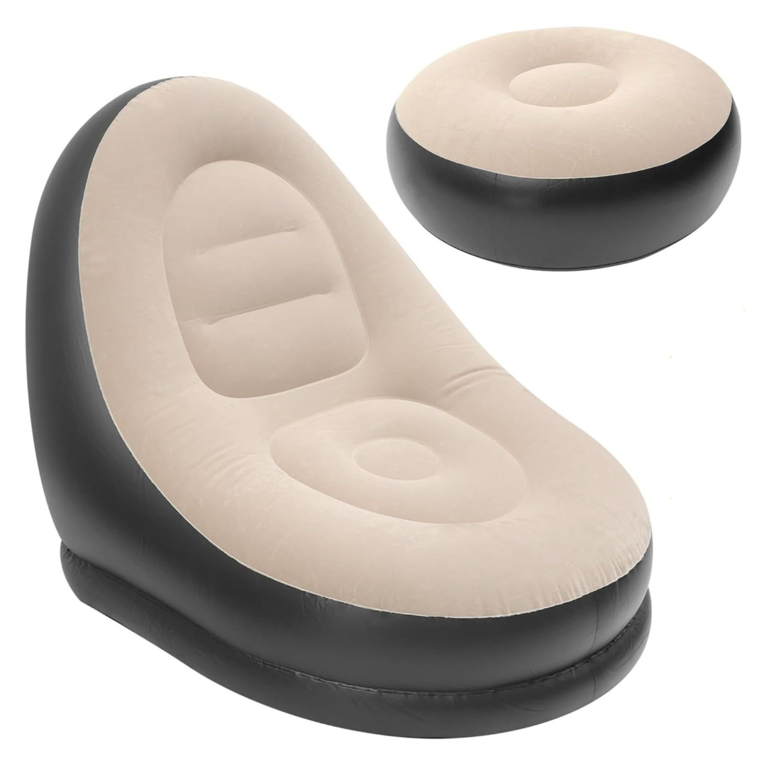 Inflatable Sofa Chair with Footrest